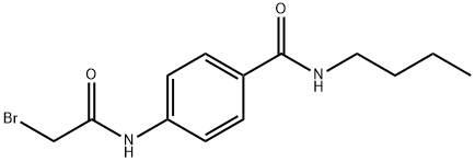 4-[(2-Bromoacetyl)amino]-N-butylbenzamide Struktur