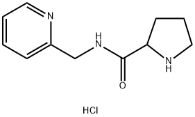 N-(2-Pyridinylmethyl)-2-pyrrolidinecarboxamidehydrochloride Struktur