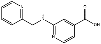 2-[(2-Pyridinylmethyl)amino]isonicotinic acid Struktur