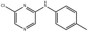 6-Chloro-N-(4-methylphenyl)-2-pyrazinamine Struktur