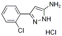 5-(2-Chloro-phenyl)-2H-pyrazol-3-ylaminehydrochloride Struktur