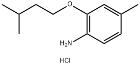 2-(Isopentyloxy)-4-methylaniline hydrochloride Struktur