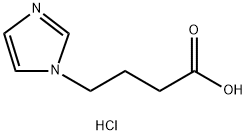 4-Imidazol-1-yl-butyric acid hydrochloride Struktur