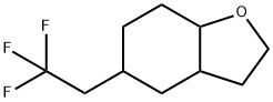 5-(2,2,2-Trifluoroethyl)octahydrobenzofuran Struktur