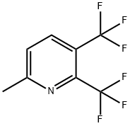 6-Methyl-2,3-bis-(trifluoromethyl)pyridine Struktur