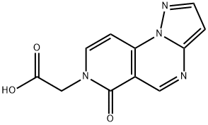 (6-Oxopyrazolo[1,5-a]pyrido[3,4-e]pyrimidin-7(6H)-yl)acetic acid Struktur