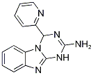 4-Pyridin-2-yl-1,4-dihydro[1,3,5]triazino-[1,2-a]benzimidazol-2-amine Struktur