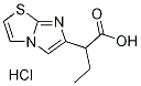 2-Imidazo[2,1-b][1,3]thiazol-6-ylbutanoic acid hydrochloride Struktur