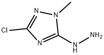 3-Chloro-5-hydrazino-1-methyl-1H-1,2,4-triazole Struktur