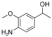 1-(4-Amino-3-methoxyphenyl)-1-ethanol Struktur