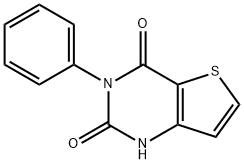 3-Phenylthieno[3,2-d]pyrimidine-2,4(1H,3H)-dione Struktur