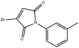 3-Bromo-1-(3-methylphenyl)-1H-pyrrole-2,5-dione Struktur