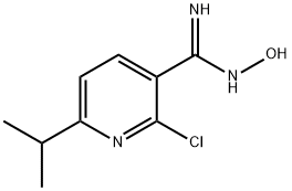 2-Chloro-N'-hydroxy-6-isopropyl-3-pyridinecarboximidamide Struktur