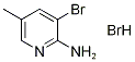 3-Bromo-5-methyl-pyridin-2-ylamine hydrobromide Struktur