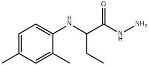 2-[(2,4-Dimethylphenyl)amino]butanohydrazide Struktur