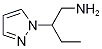 [2-(1H-Pyrazol-1-yl)butyl]amine Struktur