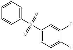 1,2-Difluoro-4-(phenylsulphonyl)benzene Struktur