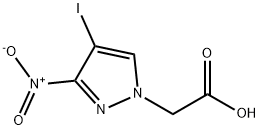 (4-IODO-3-NITRO-1H-PYRAZOL-1-YL)ACETIC ACID Struktur