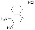 1-AMINO-3-CYCLOHEXYLOXY-PROPAN-2-OL HYDROCHLORIDE Struktur