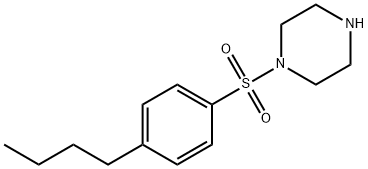 1-[(4-BUTYLPHENYL)SULFONYL]PIPERAZINE Struktur