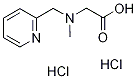 (METHYL-PYRIDIN-2-YLMETHYL-AMINO)-ACETIC ACIDDIHYDROCHLORIDE Struktur