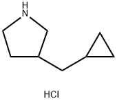 3-(cyclopropylmethyl)pyrrolidine Struktur