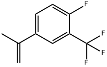 1-Fluoro-4-isopropenyl-2-(trifluoromethyl)benzene Struktur