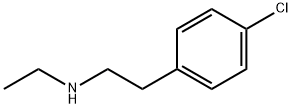 2-(4-Chlorophenyl)-N-ethyl-1-ethanamine Struktur