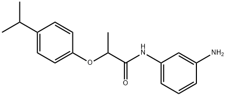 N-(3-Aminophenyl)-2-(4-isopropylphenoxy)-propanamide Struktur