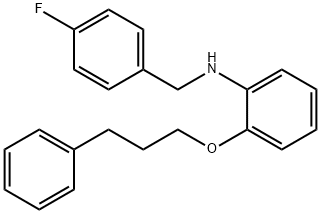 N-(4-Fluorobenzyl)-2-(3-phenylpropoxy)aniline Struktur