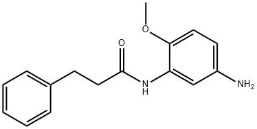 N-(5-Amino-2-methoxyphenyl)-3-phenylpropanamide Struktur