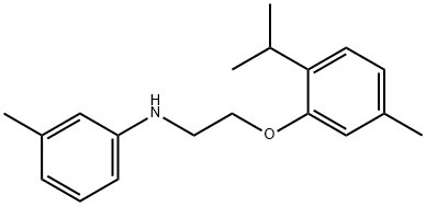 N-[2-(2-Isopropyl-5-methylphenoxy)ethyl]-3-methylaniline Struktur