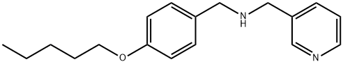 N-[4-(Pentyloxy)benzyl](3-pyridinyl)methanamine Struktur