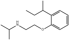 N-{2-[2-(sec-Butyl)phenoxy]ethyl}-2-propanamine Struktur