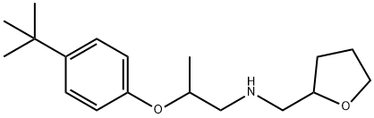 N-{2-[4-(tert-Butyl)phenoxy]propyl}-N-(tetrahydro-2-furanylmethyl)amine Struktur