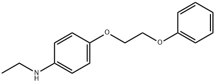 N-Ethyl-4-(2-phenoxyethoxy)aniline Struktur