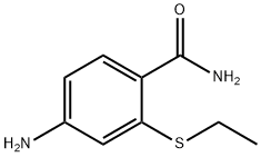 4-amino-2-(ethylthio)benzamide Struktur