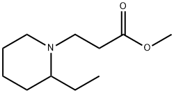 methyl 3-(2-ethylpiperidin-1-yl)propanoate Struktur