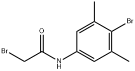 2-bromo-N-(4-bromo-3,5-dimethylphenyl)acetamide Struktur