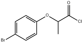 2-(4-bromophenoxy)propanoyl chloride Struktur