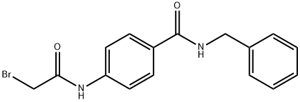 N-Benzyl-4-[(2-bromoacetyl)amino]benzamide Struktur