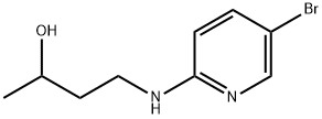 4-[(5-Bromo-2-pyridinyl)amino]-2-butanol Struktur