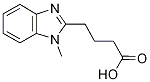 4-(1-Methyl-1H-benzoimidazol-2-yl)-butyric acid Struktur