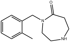 4-(2-Methylbenzyl)-1,4-diazepan-5-one Struktur