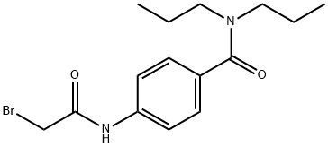 4-[(2-Bromoacetyl)amino]-N,N-dipropylbenzamide Struktur