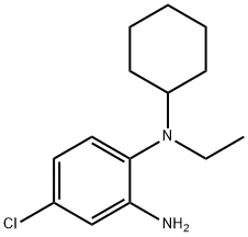 N-(2-Amino-4-chlorophenyl)-N-cyclohexyl-N-ethylamine Struktur