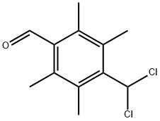 benzaldehyde, 4-(dichloromethyl)-2,3,5,6-tetramethyl- Struktur