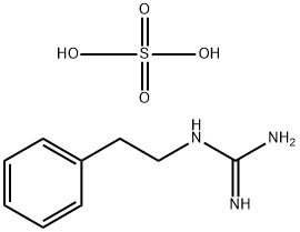 1-Phenethylguanidine hemisulfate Struktur