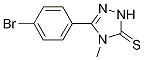 5-(4-Bromophenyl)-4-methyl-2,4-dihydro-3H-1,2,4-triazole-3-thione Struktur