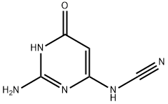 (2-Amino-6-oxo-1,6-dihydropyrimidin-4-yl)cyanamide Struktur